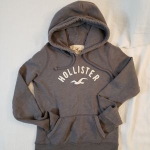 Hollister Grey Hoodie Small